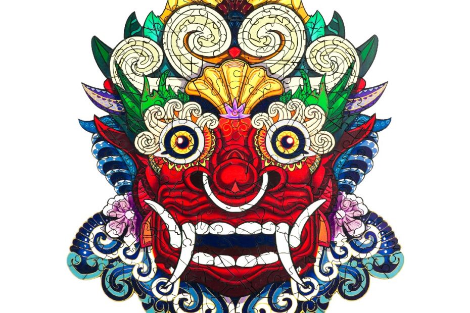 Pussel i trä-ANCIENT MASK 66d10aa5dbc56
