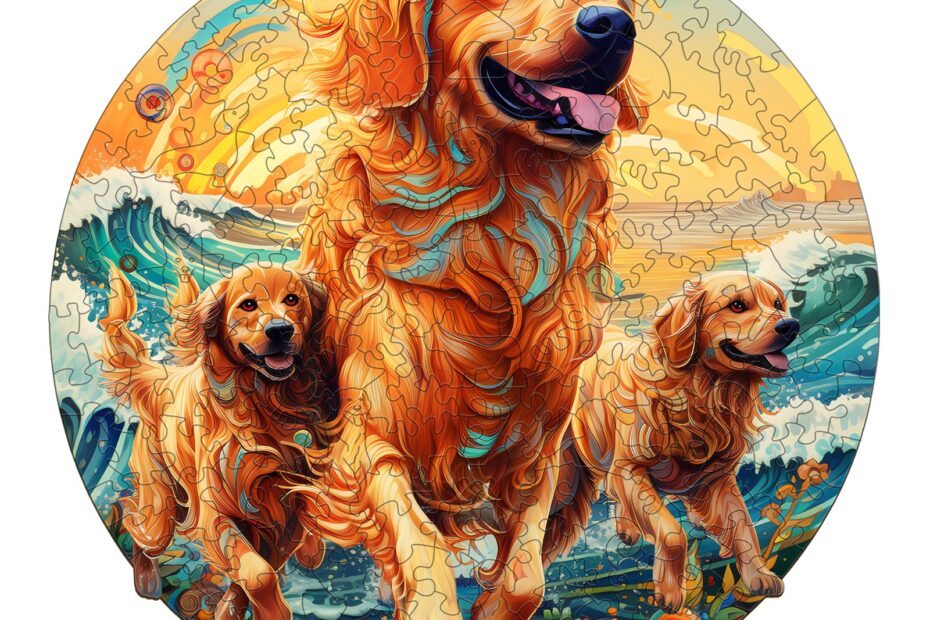 Träpussel – Beach Golden Family 66d30e6e1b096