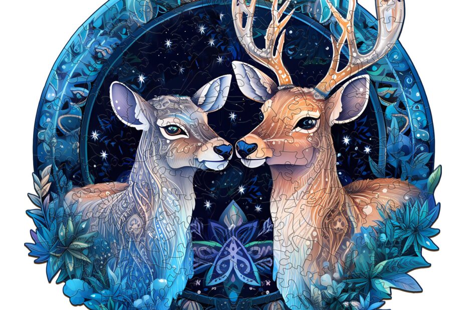 Pussel i trä – Deer Skyddshelgon 66d309426d737