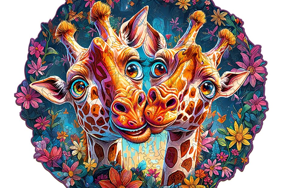 Träpussel – rolig giraff 66d0a39ab12cf