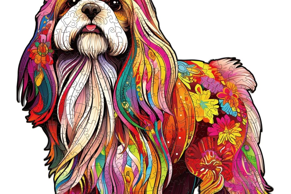Pussel i trä – Vacker Shih Tzu 2 66db5f7048653