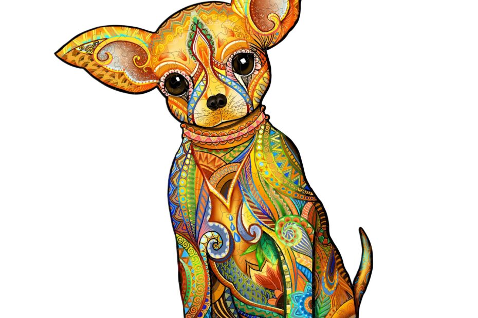 Pussel i trä-CHIHUAHUA 66d45968582ac