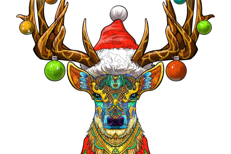 Pussel i trä-CHRISTMAS ELK 66d9b8af1bcd5