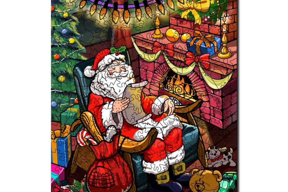 Pussel i trä-CHRISTMAS EVE 66d4c9d6e7cc6