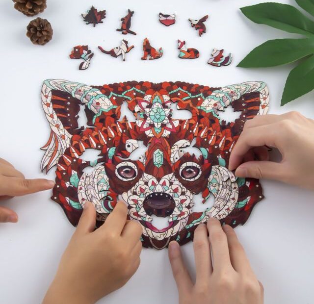Släpp lös kul med Raccoon Jigsaw Pussel 66e6a0c1dcbcf