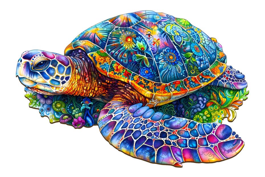 Pussel i trä – Fantasy Turtle 66d8f4cf22905