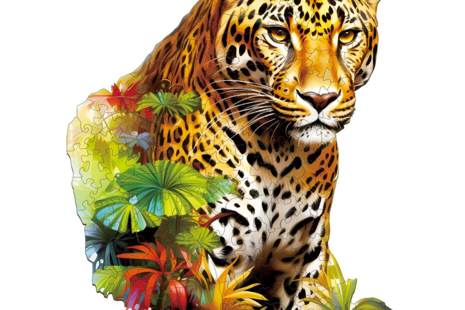 Träpussel – Jungle Cheetah 66e91bf30fa87