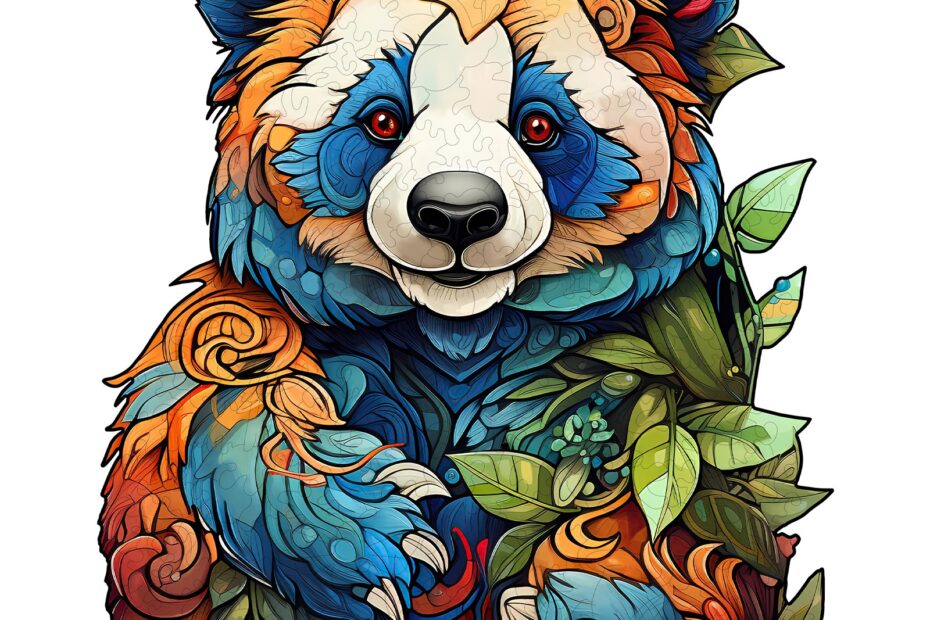 Pussel i trä – Älskade Panda 66d6ae5f1fbe3
