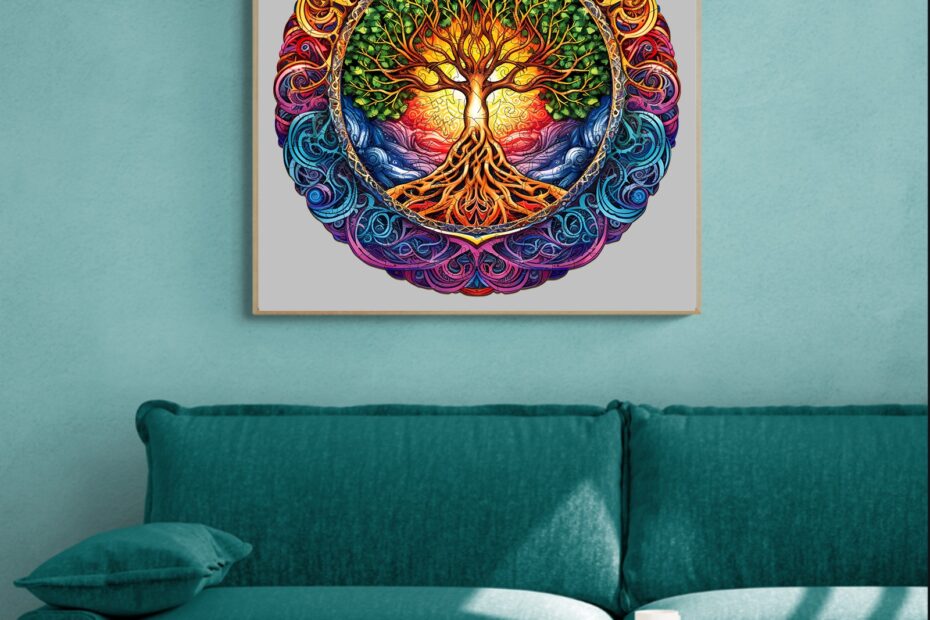 Upptäck lugnet i Kaayee Mandala pussel 66dd662b9f301