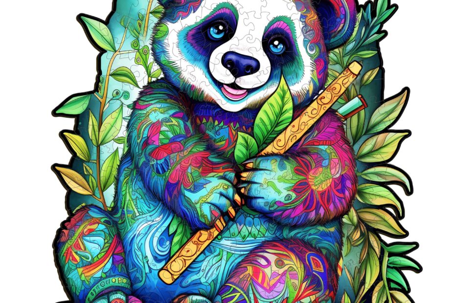 Pussel i trä – Panda 2 66e77f77b2fe2