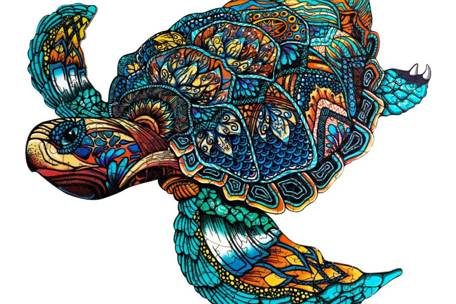 Pussel i trä-RESOLUTE TURTLE 66e6a6c6d7332