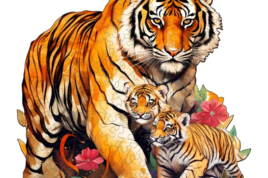 Träpussel – Tiger Family 2 66e959d566802