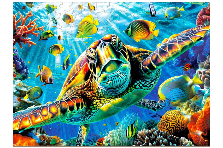 Träpussel-Turtle Explorer 66e789ada0c5d