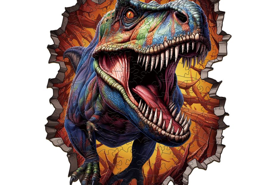 Träpussel – Wall Breaking T-rex 66e88142dc78e